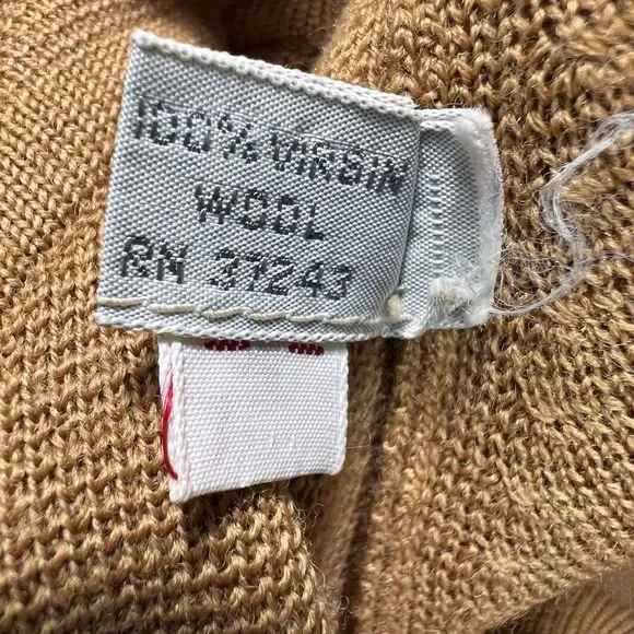 VTG Lisabella Wool Knit Blazer Women’s 12 Hong Kong 60s Mod Indie Retro Boho - Picture 5 of 14